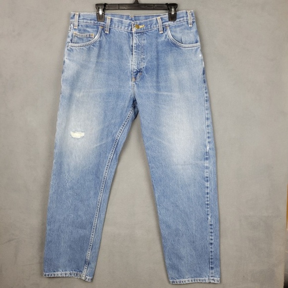 SteelGuard FR Essentials Jeans Mens 38x34 Blue Westex Indura Flame Resistant‎